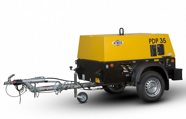 Дизельный компрессор Atmos PDP 35 7 фикс без тормоза