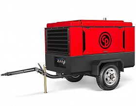 Винтовой компрессор Chicago Pneumatic CPS 450 Е на шасси — фото 1