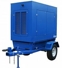 Дизельный генератор ТСС АД-50С-Т400-1РПМ5 на шасси — фото 1
