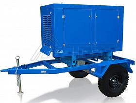 Дизельный генератор ТСС АД-10С-230-2РПМ11 на шасси с АВР — фото 1