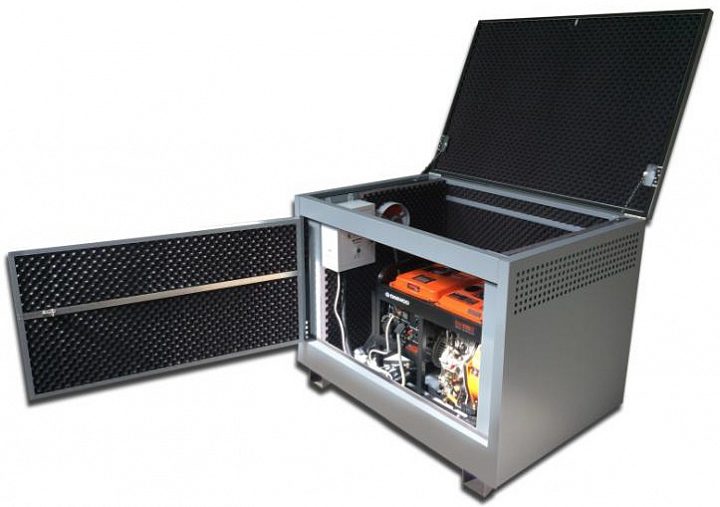 Бензиновый генератор RID RV 12001 E в контейнере