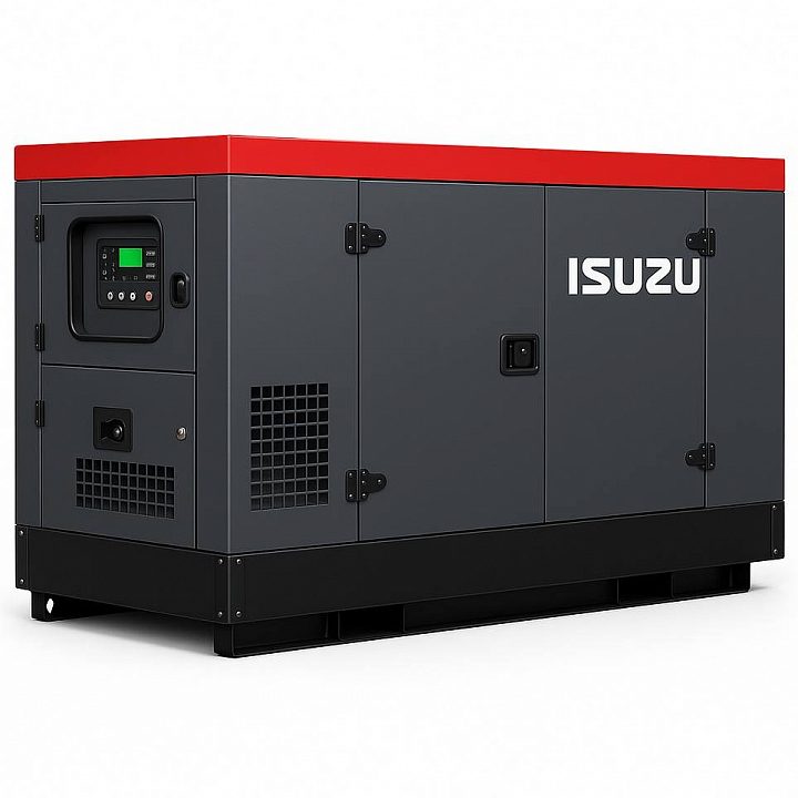 Дизельный генератор Isuzu GMP 21IA в кожухе