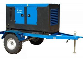 Дизельный генератор ТСС АД-20С-Т400-2РКМ10 на шасси с АВР — фото 1