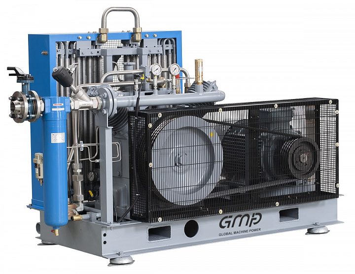 Воздушный/азотный дожимной компрессор GMP HB-B 55-40