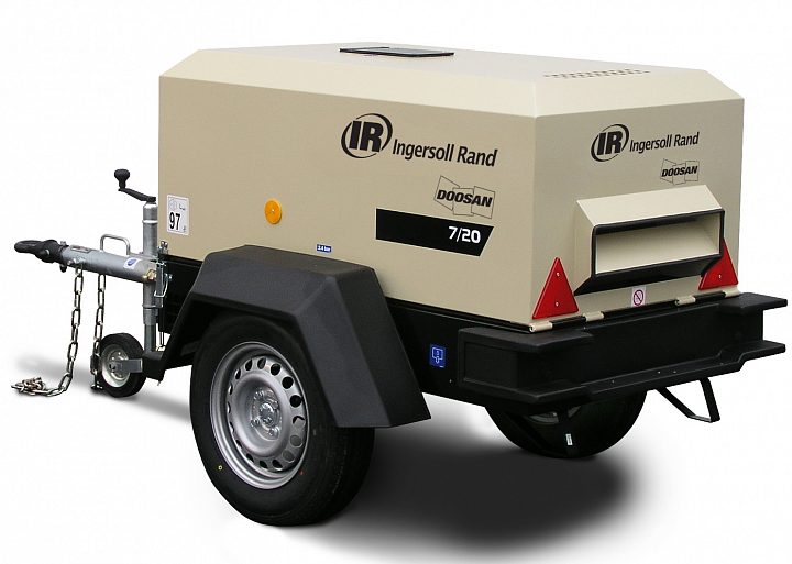 Дизельный компрессор Doosan 7/21E