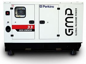 Дизельный генератор Perkins GMP 88PM в кожухе — фото 3